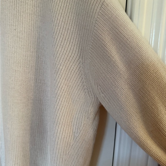 Lululemon Merino Wool Blend Ribbed Crewneck Oatmeal Beige Size 10 - Picture 4 of 10